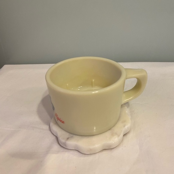 Shulton Old Spice Milk Glass Shaving Cup Mug Vintage MCM Grand Turk of Salem - Picture 3 of 12